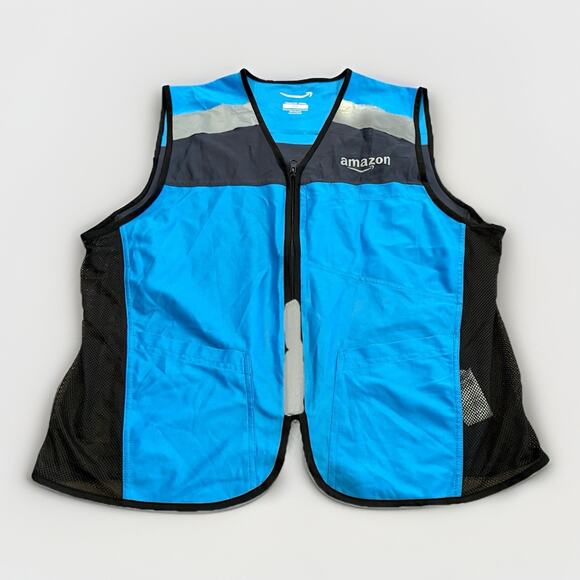 Amazon Other - Amazon High Visibility Vest Full Zip Size M/L Reflective